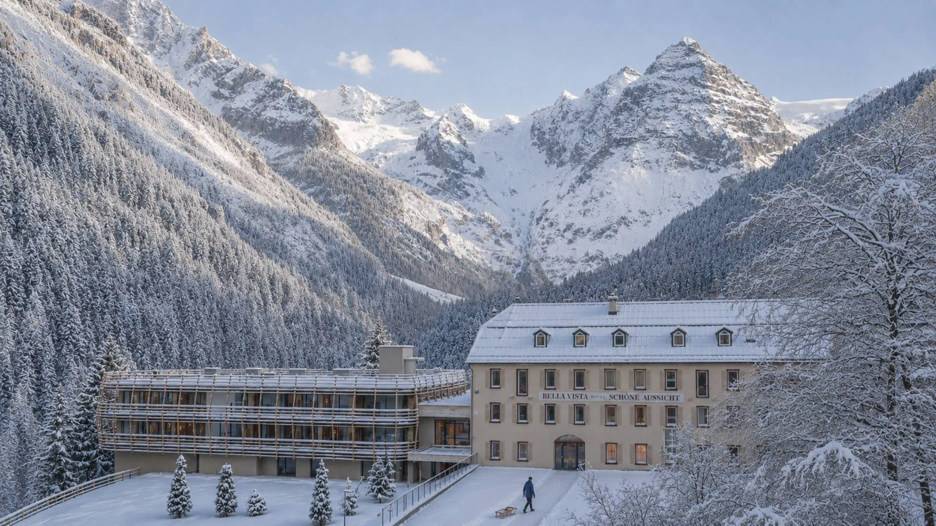 Das Hotel Bella Vista in Trafoi